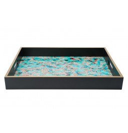 Tray, wooden, 34x24x4.5cm