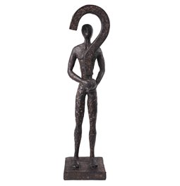 Декоративная фигурка Question Mark, темно-бронзовый цвет, H38.5x7.5x11cm