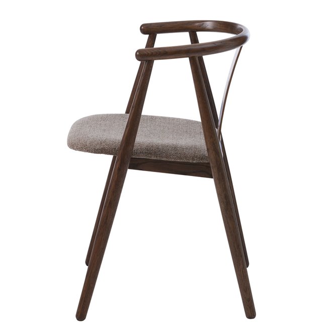 Кресло для отдыха NOLIO 36, дуб, коричневый/обожженный дуб цвет , H76.6x52x59cm