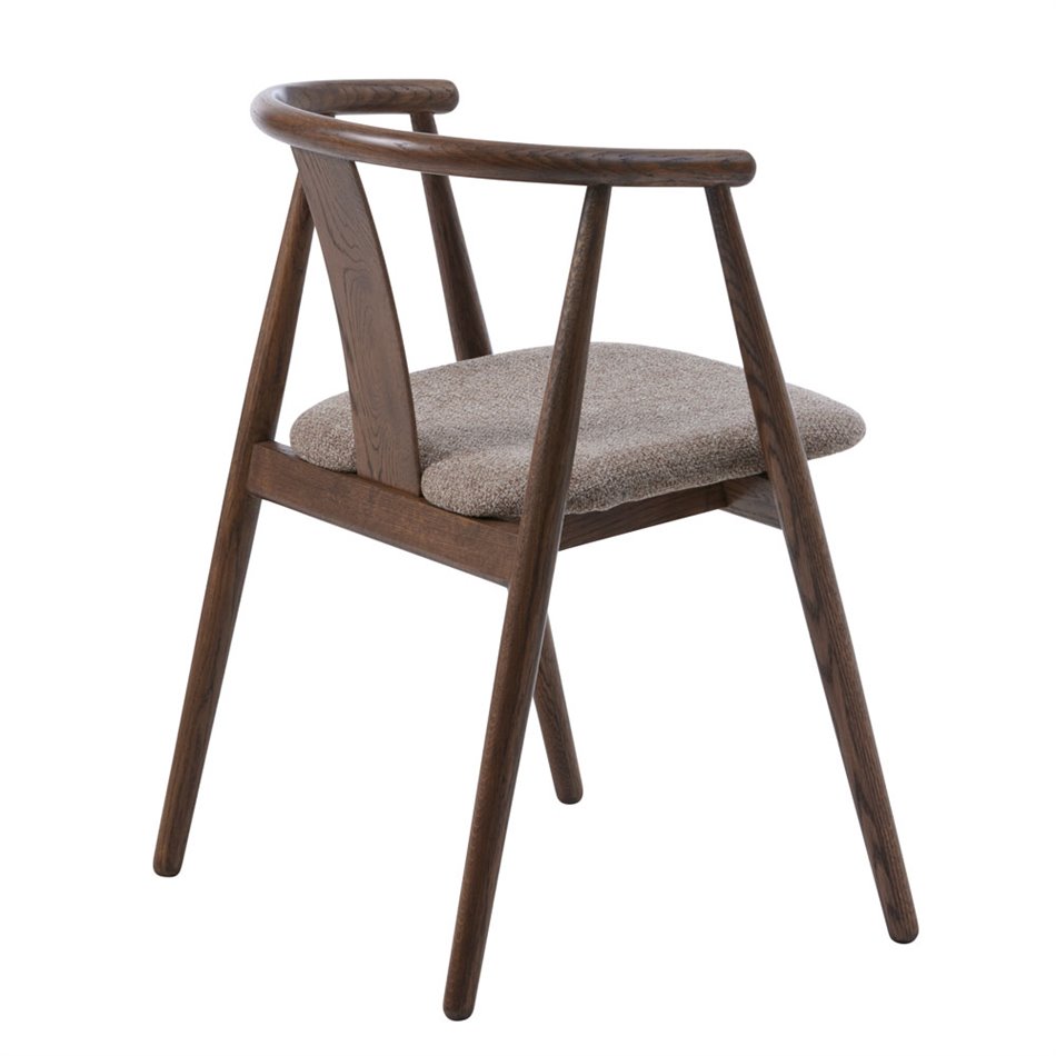 Кресло для отдыха NOLIO 36, дуб, коричневый/обожженный дуб цвет , H76.6x52x59cm