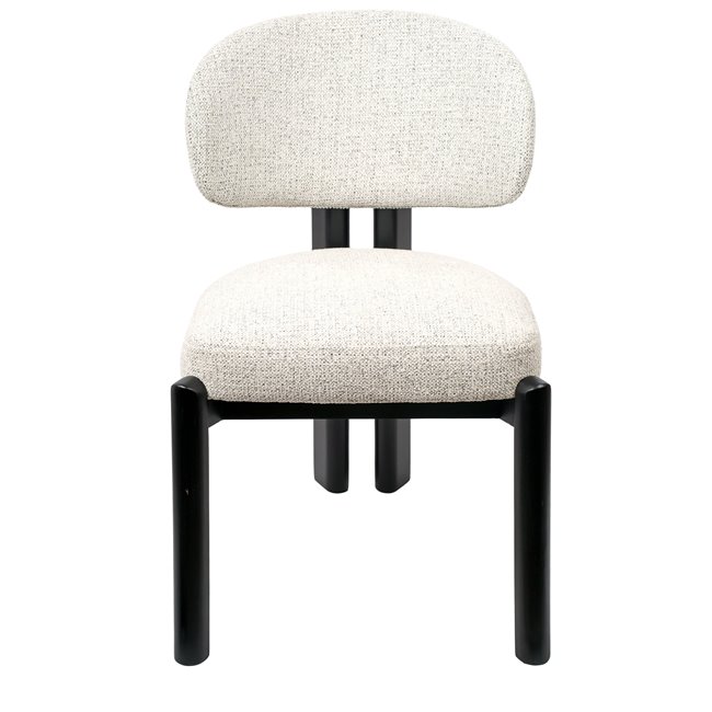 Dining chair Oliveira grey 104, H84x52.5x61cm