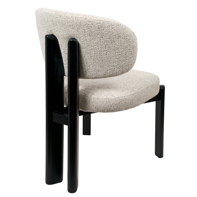 Dining chair Oliveira grey 104, H84x52.5x61cm