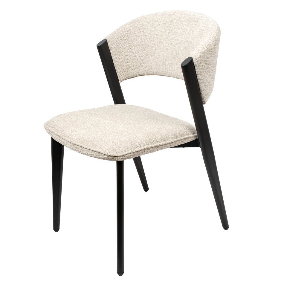 Dining chair Oliveri beige 6, H80.5x51x57cm