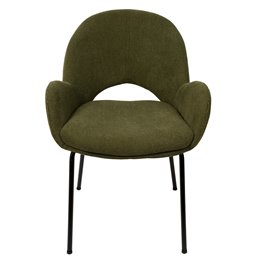 Dining chair Tirnova green, H82x61x59cm, seat height 48.5cm