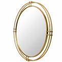 Wall mirror Ballen, gold color, D81x5cm