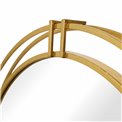 Wall mirror Ballen, gold color, D81x5cm