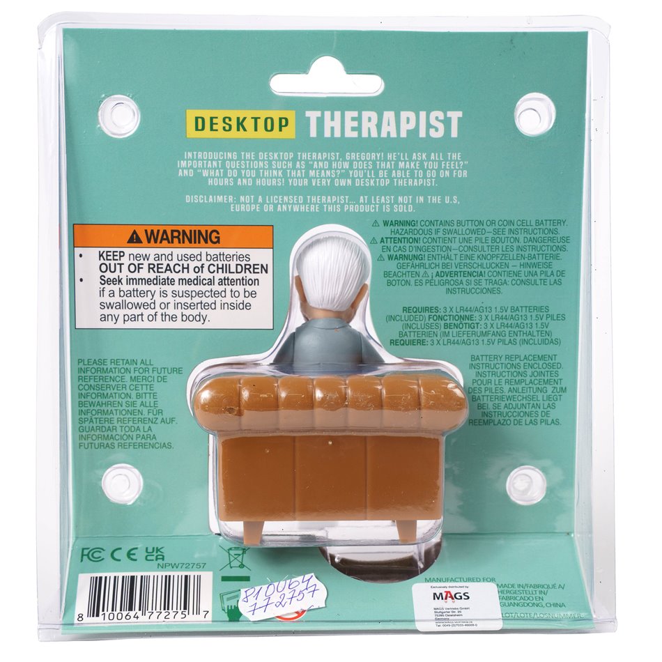 Desktop Terapist, H9x8x5cm