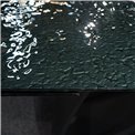 Extendable dining table Faberg, metal/glass, black, 180-260x95cm H76cm