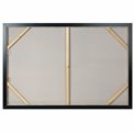 Canva Abstract gold accenteo, 80x120x4cm
