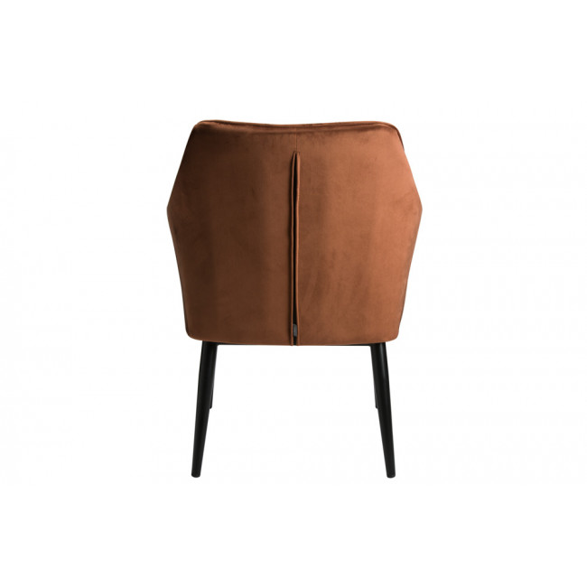 Armchair Sabara, brown colour, 64x60xH84cm, seat height 40cm