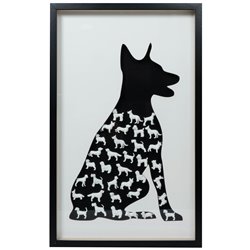 Wall decor Dog, 50x80cm