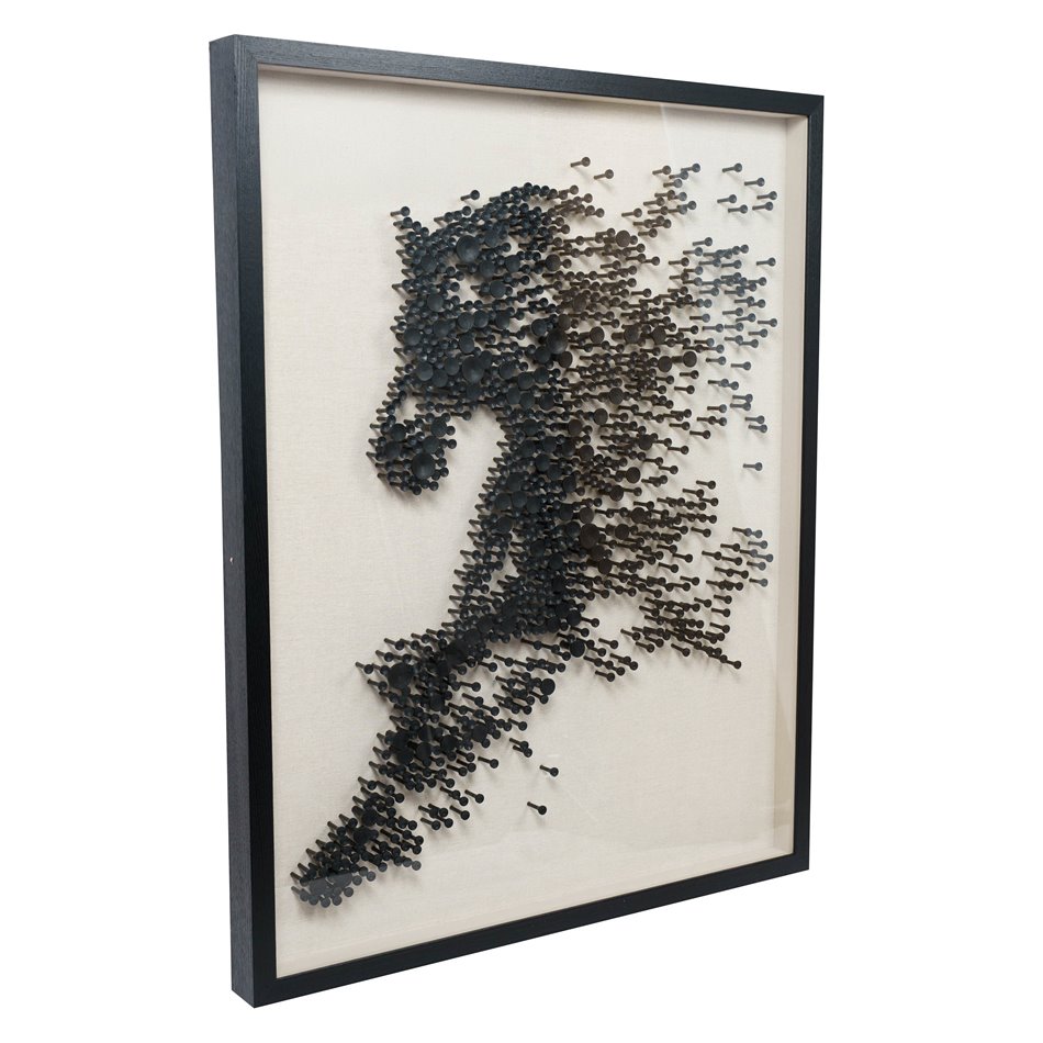 Wall decor Runnig horse, 80x100cm