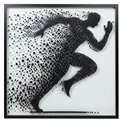 Wall decor Runnig man, 100x100cm