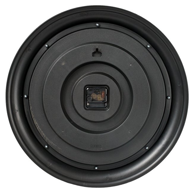 Wall clock Zetea, black/white, D50.8x5.8cm