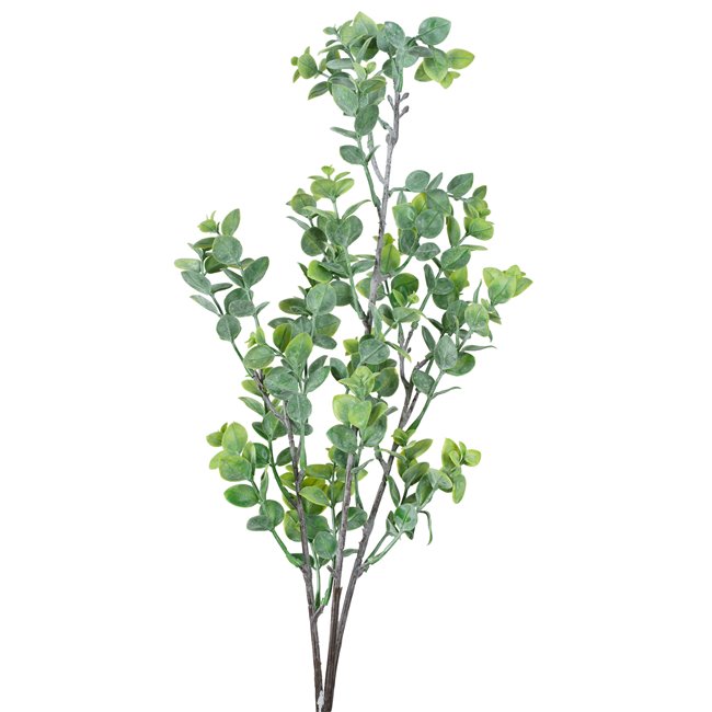 Decorative branch Fortine green 3F, H90cm