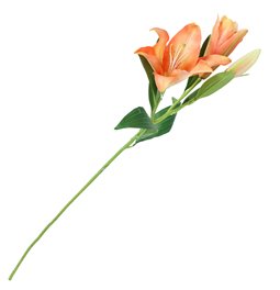 Dekoratyvinė gėlė Lily orange 5, žalia/oranžinė sp., H94cm