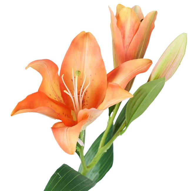 Decorative flower Lily orange 5, H94cm