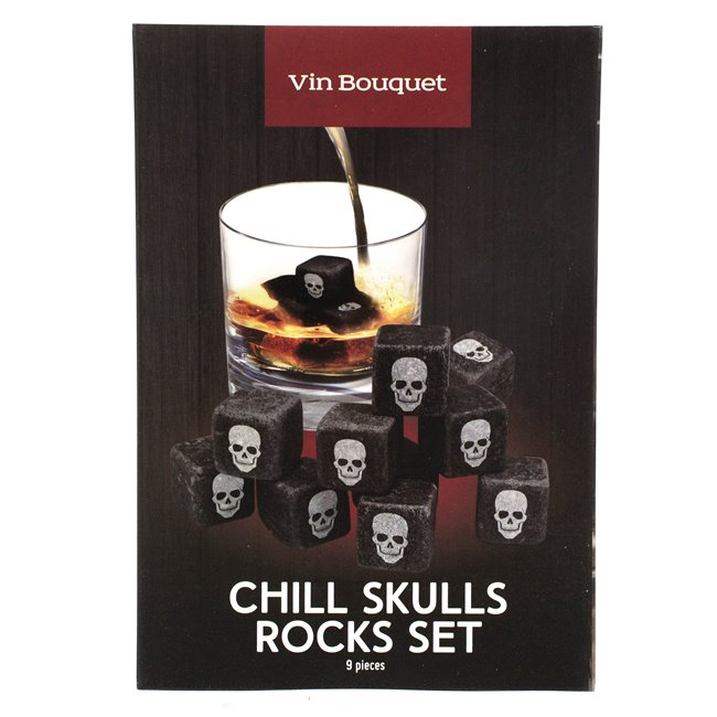 Chill Skull set 9 ice cubes, H2x2x2cm