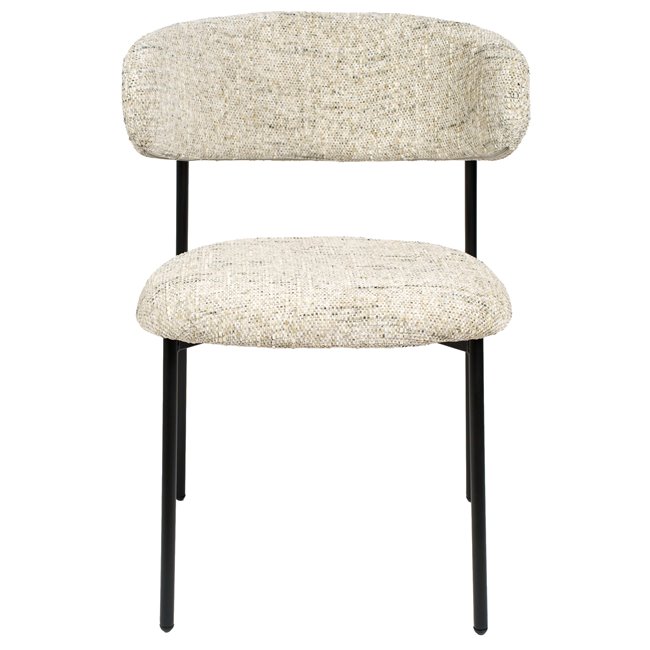 Dinning chair Landsem 1038-3, beige grey, H78x58x54.5cm, seat height 48.5cm