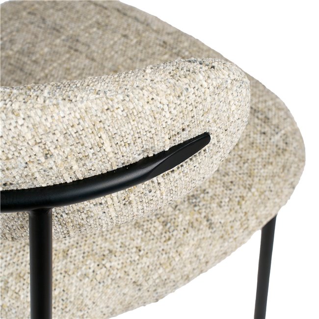 Dinning chair Landsem 1038-3, beige grey, H78x58x54.5cm, seat height 48.5cm