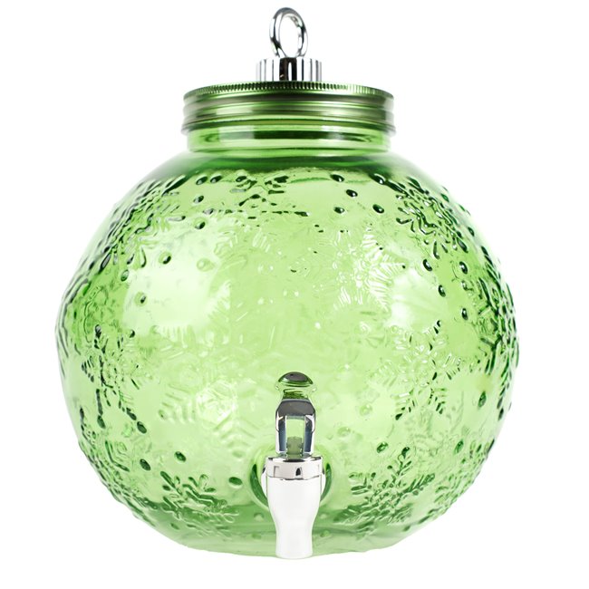 Winteria Beverage dispencer christmas ball 5.7 L green, H28x23x26.5cm