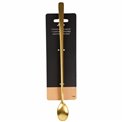 Smoothie spoon stainless steel, gold color, 4 pcs., 26.5x2.5x0.9cm