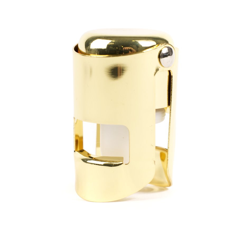 Champagne stopper, gold color, H5.5x4x4cm
