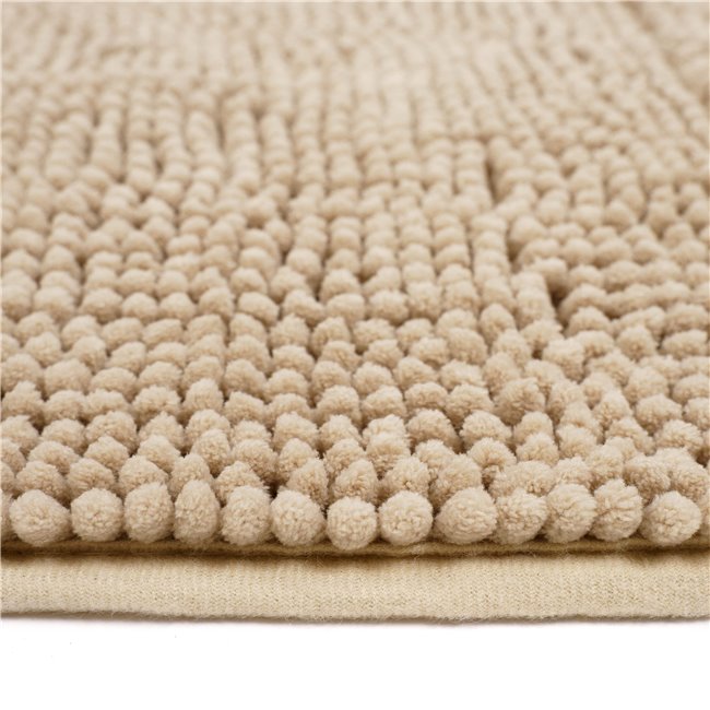 Bath mat Chenille, beige, 50x80cm