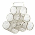 Wine rack Mayaj, beige, H30x28x18.5cm