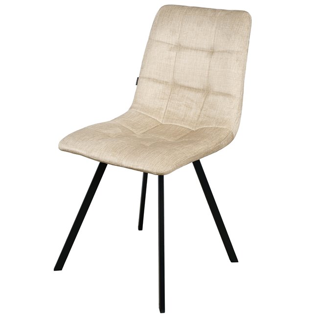 Dining chair Tauton 23, camel color, H85x56x40cm, seat height 48cm