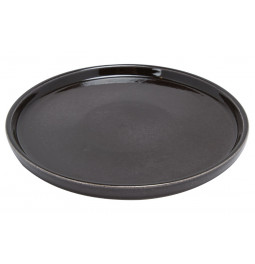 Plate Terre, black colour, D21cm