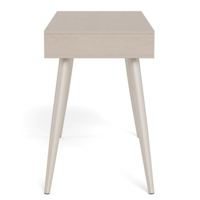Office desk Aptun, beige, steel/MDF, H77x50x110cm