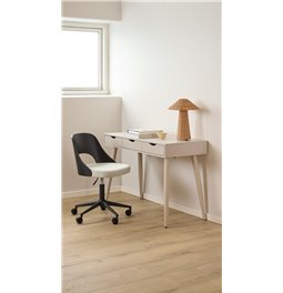 Rašomasis stalas Aptun, smėlio sp., plieno/MDF, H77x50x110cm