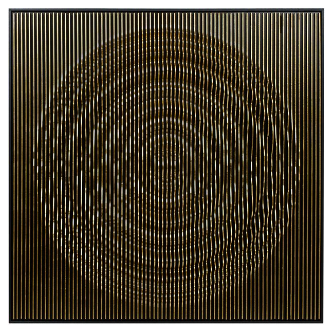 Настенный декор Circle, золотой цвет, 100x100cm