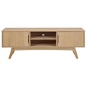 TV table Arte, natural color, chipboard/oak veneer, H55x40x160cm