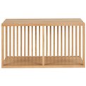 Wall shelf Alington, oiled oak veneer/melamine, H35.5x31x67cm