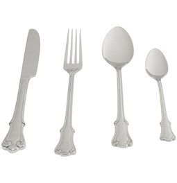 Cutlery set Andrina Silver for 4 persons, 16 pcs., H25x14x6cm