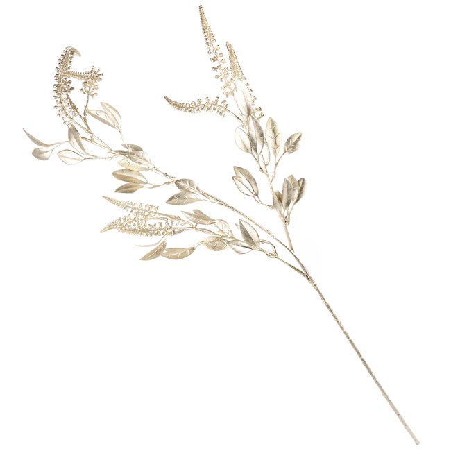 Декоративная ветка 3A gold, золотистого цвета, H94cm
