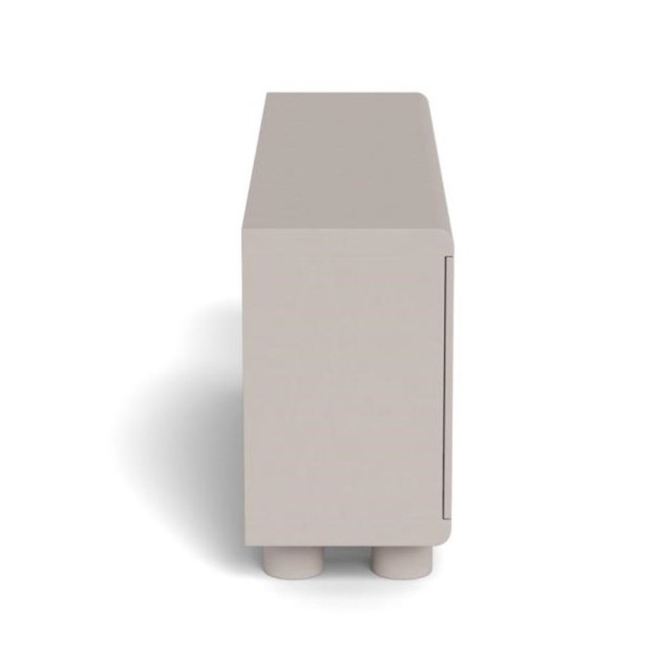 Сервант Acage, светло-серый, МДФ, H75x40x160см