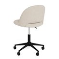 Office chair Aklan, swivel, beige, H77x49.5x49cm, seat height 44.5-54.5cm