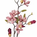 Decorative Flowering cotton branch, 90cm