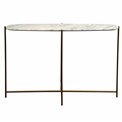 Console table Toronto, metal/marble, H80x120x29cm