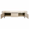 TV table Sarnno kahaki, sintered stone/MDF/metal, 200x42cm H50cm