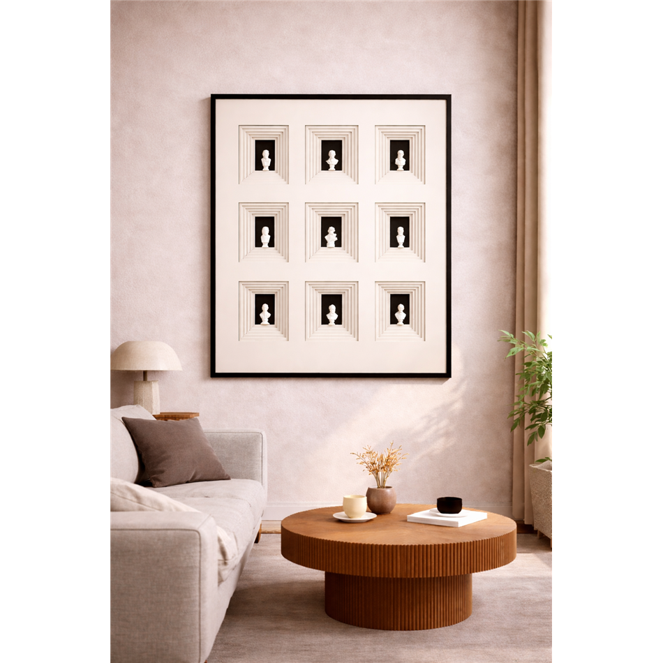 Wall decor Illusion I, H100x80cm