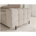 U-shaped sofa Efectory L, sleeping function, Calmora 18, beige, H93x346x205cm