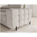 U-shaped sofa Efectory L, sleeping function, Baffix 20, dark beige, H93x346x205cm