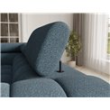 U-shaped sofa Efectory L, sleeping function, Jaffray 40, blue, H93x346x205cm