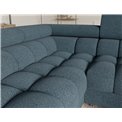 U-shaped sofa Efectory L, sleeping function, Jaffray 40, blue, H93x346x205cm