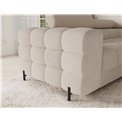 U-shaped sofa Efectory R, sleeping function, Calmora 18, beige, H93x346x205cm