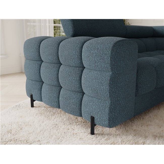 U-shaped sofa Efectory R, sleeping function, Jaffray 40, blue, H93x346x205cm